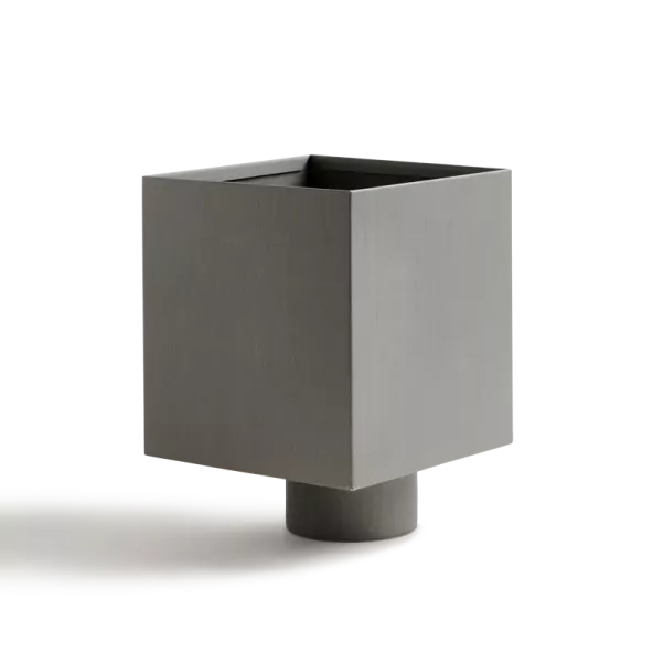 BOITE A EAU ZINC GRIS 200X200 100